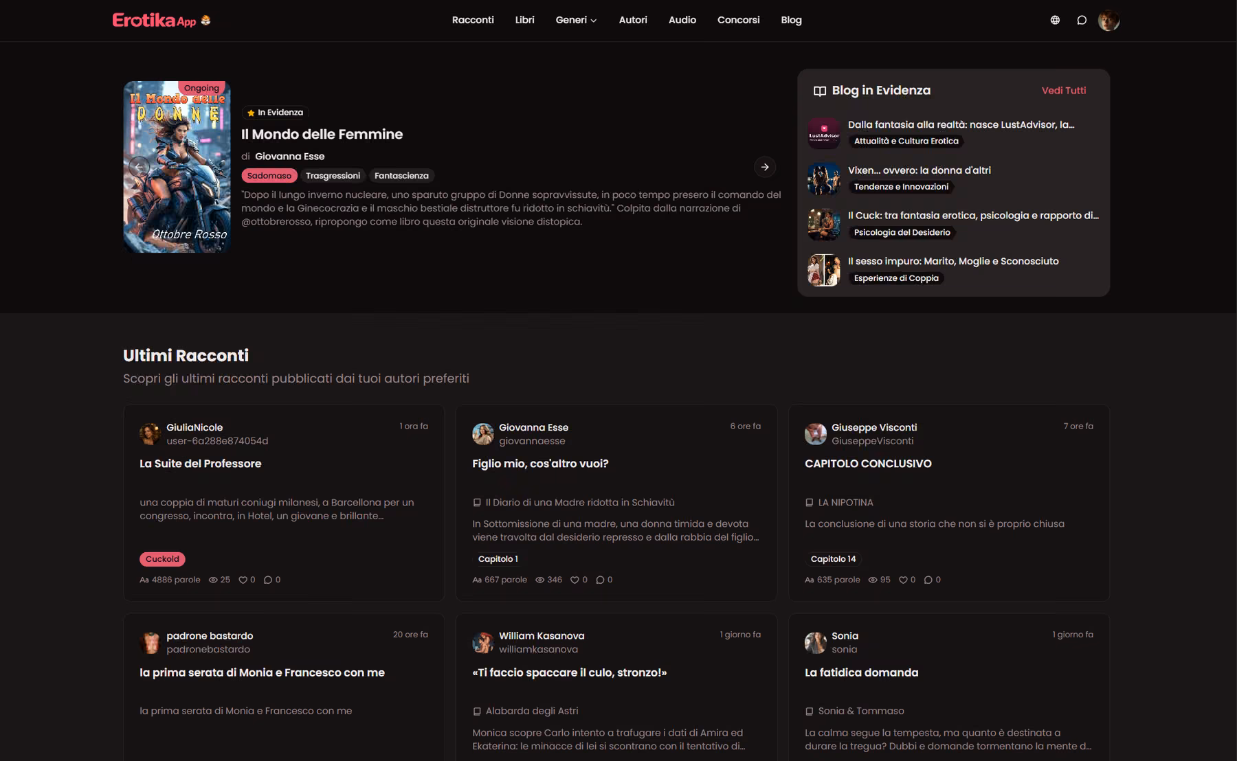 Erotika: A Haven for Erotic Stories
